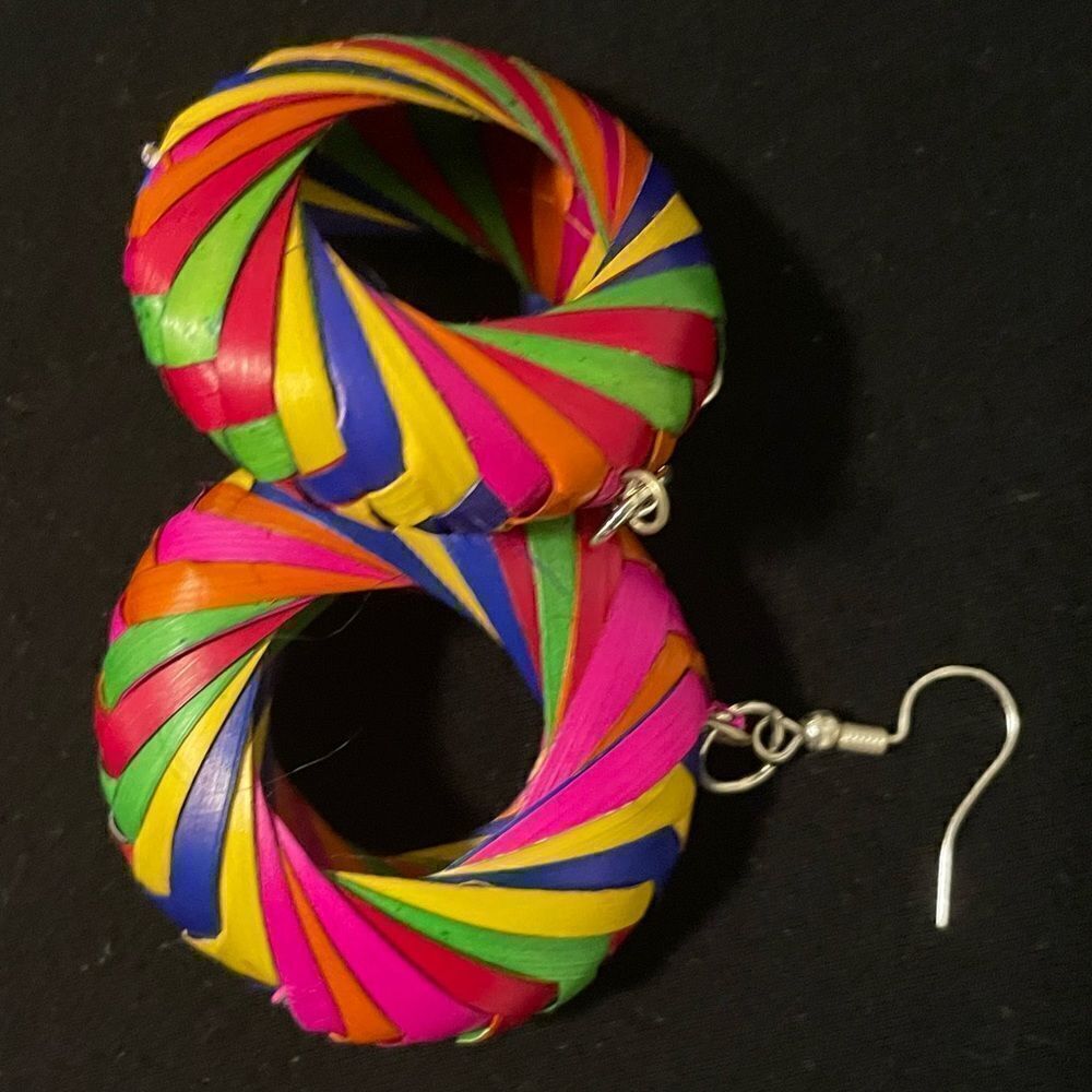 Colorful earrings from Mexico - Picture 3 of 5